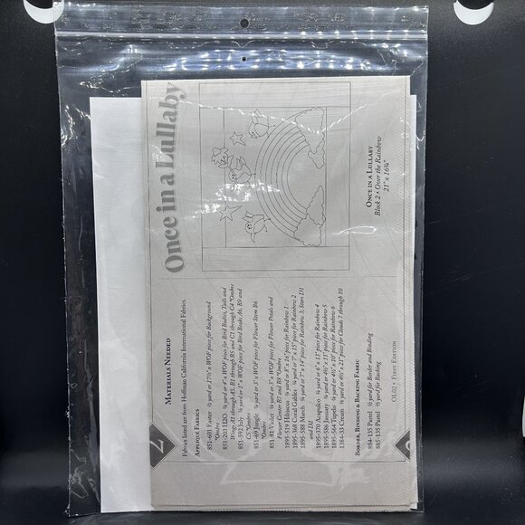 McKenna Ryan Block 2 “Over the Rainbow” Applique Quilt Sewing Pattern Uncut FF - Picture 3 of 6